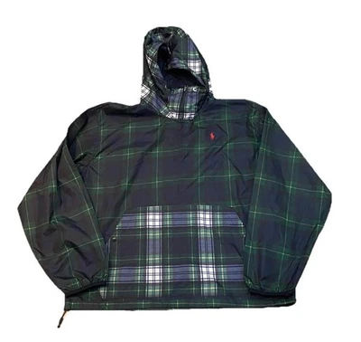Polo Ralph Lauren Tartan Plaid Anorak Windbreaker Jacket New W/Tags Men’s L - Image 1 of 4