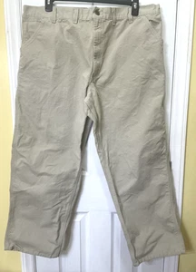 Carhartt pants size 44 x 30 ivory size tag worn please see measurements nice - Picture 1 of 6