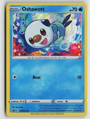 Pokemon Oshawott SWSH222 SWSH: Sword & Shield Promo Cards Promo card - Image 1 of 2