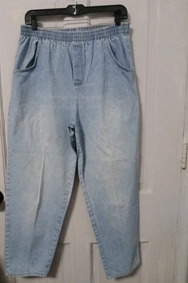 Calça jeans feminina Cabin Creek Petite cintura elástica tamanho 14P - Imagem 1 de 3