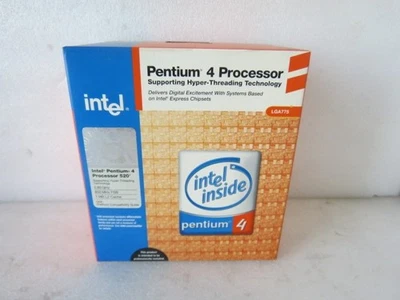 INTEL BX80547PG2800ESL7J5, PENTIUM 4 520 2.8 GHZ PROCESSOR - 1 MB - LGA775 SOCKE - Image 1 of 4