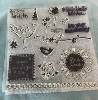 Close To My Heart ~My Acrlix набор марок ~ S 1206 Life Is Tweet ~ - Изображение 1 из 4