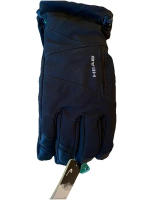 Luva de esqui HEAD unissex impermeável respirável preta (GG) DuPont Sorona nova com etiquetas - Imagem 1 de 4