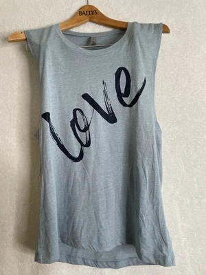 Camiseta sin mangas Love Graphic.  Talla grande Foto 1 de 3