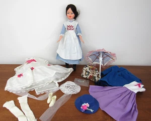 Vintage 1960s Horsman Disney Mary Poppins Doll 12" Clothing & Accessories - Picture 1 of 15