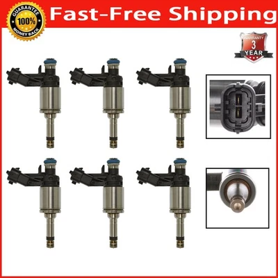 Inyector de combustible 6 piezas para Chevrolet Traverse 3,6 L V6 2012 2013 2014 2015 2016 2017 Foto 1 de 4