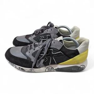Premiata ZacZac 483 Original Mens Shoes Grey/Black/Yellow 10 US, 9 UK, 43 EU - Imagen 1 de 9