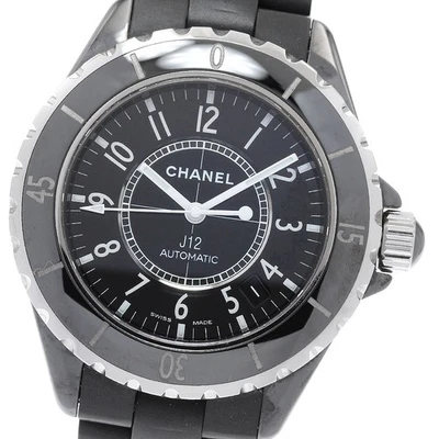 Pulsera de goma automática Chanel J12 cerámica negra H0684 38 mm para hombre_930198 Foto 1 de 4