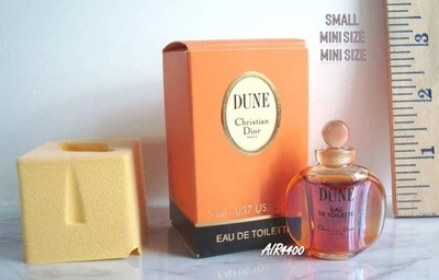 Christian Dior DUNE EDT Eau De Toilette 0.17oz-5ml Caja Coleccionable Mini Mujeres Foto 1 de 4