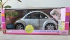 Neuf dans sa boîte 2001 Barbie Volkswagen Coccinelle Argent Sporty Vintage