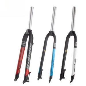 Mountain Bike Rigid Fork 26/27.5/29in Disc Brake Straight Tube MTB Bicycle Fork - Picture 1 of 29