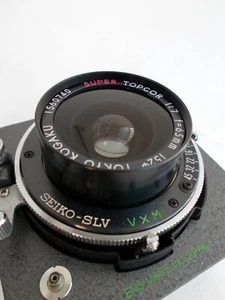 Lente Super Topcor 65 mm/f 7,0, obturador Seiko, placa de lente Horseman (B/N. 1560740) - Imagen 1 de 4