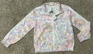 New Adidas Girls Full Zip Track Jacket Pockets Regular Fit Sz 14 LARGE (D22) - Picture 1 of 4