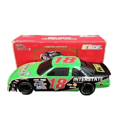 Racing Champions Dale Jarrett 1:24 DIE CAST COIN BANK w/ LOCK NASCAR #18 - Image 1 of 4