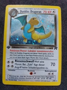 Pokemon Karten TCG - Dunkles Dragoran - Team Rocket 5/82 - Bild 1 von 6