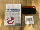 Ghostbusters pal Sega Master System Inlay Is Printed On Photo Paper - Tested PAL