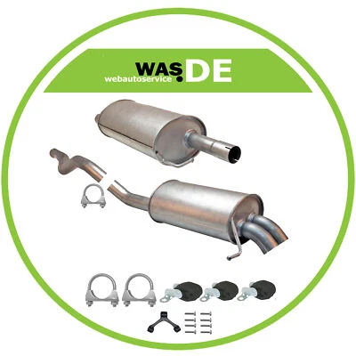 Auspuffanlage ab Kat VW TRANSPORTER V T5 1.9 TDi Multivan Bus Kasten KURZ SWB