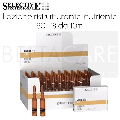 Selective Fiale Artistic Flair Olio Mineralizzanti Professionali Capelli 78x10ml