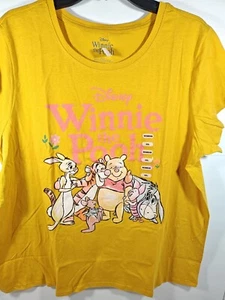 Disney Winnie the Pooh & Friends Women's Size 2XL Yellow Graphic T-Shirt NWT - Picture 1 of 6