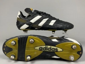 1997 Adidas Azteca Cup SG US 11 leather vintage soccer cleats football boots - Picture 1 of 10