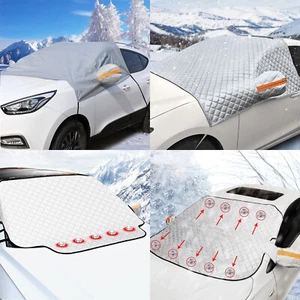Car Windscreen Cover Magnetic Windshield Frost Rain Snow Sun Shade Protector UK - Picture 1 of 15