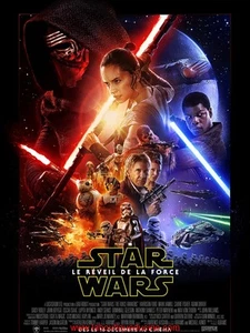 Star Wars 7 VII Locandina Cinema Rotante/Rolled Film Poster 53x40 - Imagen 1 de 1