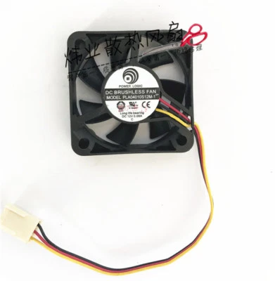New power 4010 PLA04010S12M-1 12V 0.08A ultra quiet fan 3pin - Image 1 of 2