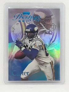 Cris Carter 1999 Playoff Prestige SSD Spectrum Blue (117/500) Minnesota Vikings - Picture 1 of 2