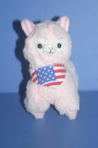 Muñeca de peluche Arpakasso Alpacasso World EE. UU. con cadena de bolas 3,94" rosa - Imagen 1 de 4