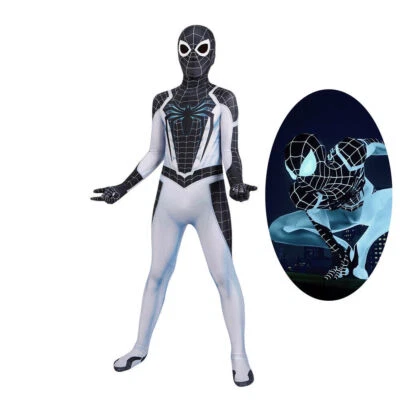Marvel's Spider-Man PS5 Traje Negativo Disfraz Juegos con disfraces Mono Body para NIÑOS Foto 1 de 4