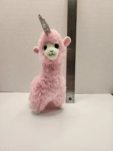 TY Beanie Babies Boos 9" Lana the Pink Llamacorn Plush Unicorn Llama - Picture 1 of 6