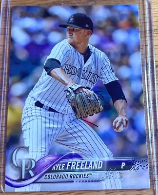 2018 Topps Series 2 #586 Kyle Freeland Base Colorado Rockies MLB Baseball - Image 1 of 2