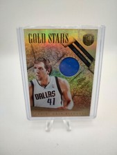 2011-12 Panini Gold Standard Gold Stars Memorabilia 08/99 Dirk Nowitzki #8 HOF