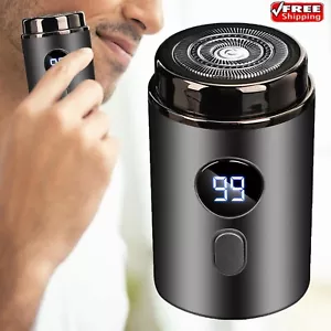 Mini Electric Portable Cordless Travel Shaver for Men Quick & Smooth Shaving AU - Picture 1 of 14