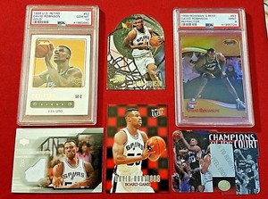 Total D Refractor GOLD RETRO PSA 10 Diecut Z-Force Spectra Prizm David Robinson