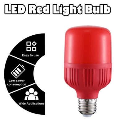 E27 Led Light Bulb Red Lantern Lamp 20w Bulbs Wedding Power 220v Plastic High - Image 1 of 4