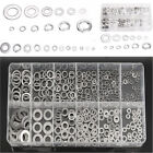 350Pc Set Box Of Flat And Spring Washer Assortment Stainless Steel Split Nuts Bolt