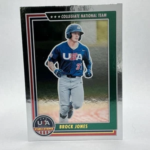 2022 Panini USA Stars & Stripes BROCK JONES FOIL RC Collegiate #29 - Picture 1 of 2