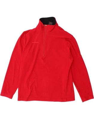 Jersey polar MAMMUT para hombre con cremallera cuello mediano rojo poliéster DL61 Foto 1 de 3