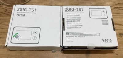 Two - 2GIG-TS1 Wireless Touch Screen Keypad - Image 1 of 4