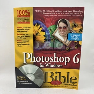 Photoshop 6 for Windows Bible By Deke McClelland • W/CD ROM • - Picture 1 of 4