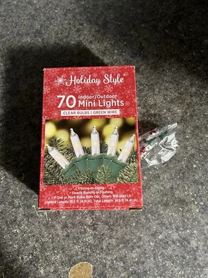 Christmas Lights 70ct NEW - Image 1 of 3