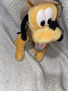 Walt Disney World Parks Safari Pluto Plush Toy Animal Kingdom 11" - Picture 1 of 4