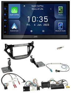 JVC DAB Bluetooth Lenkrad USB 2DIN Autoradio für Opel Adam Corsa E 2017-2019 - Bild 1 von 12
