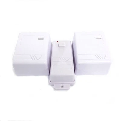 MSR IMPORTS, INC Wireless Doorbell Set with 2 Receivers in White