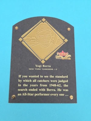 Tarjeta de béisbol Fleer Fall Classic 2002 placa de la corte/1972 #13 HF Yogi Berra Nueva York 7H Foto 1 de 2