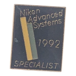 Nikon Advanced Systems Specialist 1992 Collectible Lapel Pin Badge - Picture 1 of 3