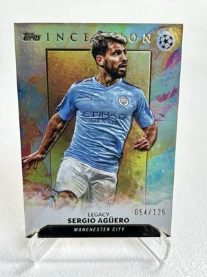 2024 Topps Inception Legacy Sergio Agüero /125 Manchester City UEFA - Image 1 of 2