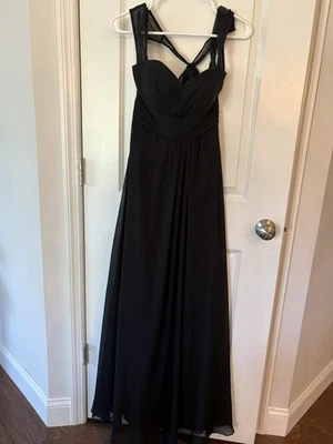 Vestido formal negro Bill Levkoff talla 2 Foto 1 de 3