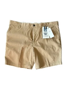 Dockers Mens Shorts Perfect Short 8" Inseam Flat Front Sz 40 Security Pocket NWT - Picture 1 of 7